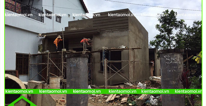 THIẾT KẾ VÀ THI CÔNG TRỌN GÓI NHÀ CẤP 4 TẠI HỒ TÙNG MẬU, TP. BẢO LỘC, LÂM ĐỒNG.