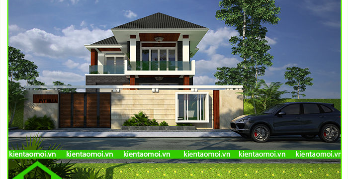 THIẾT KẾ BIỆT THỰ 2 TẦNG TẠI XÃ ĐAMBRI, TP. BẢO LỘC, LÂM ĐỒNG