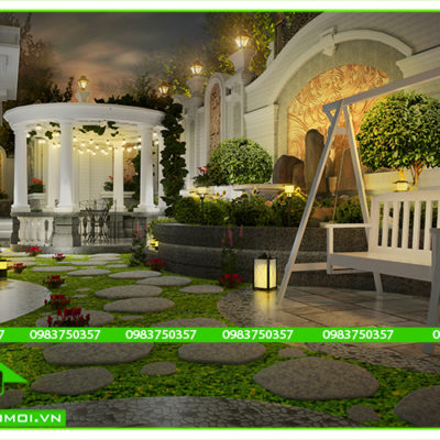 Thiết kế sân vườn tiểu cảnh KTM Đà Lạt, Bảo Lộc